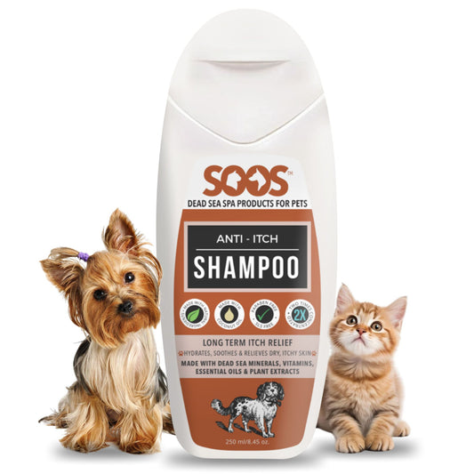 Natural Dead Sea Anti-Itch Pet Shampoo For Dogs & Cats