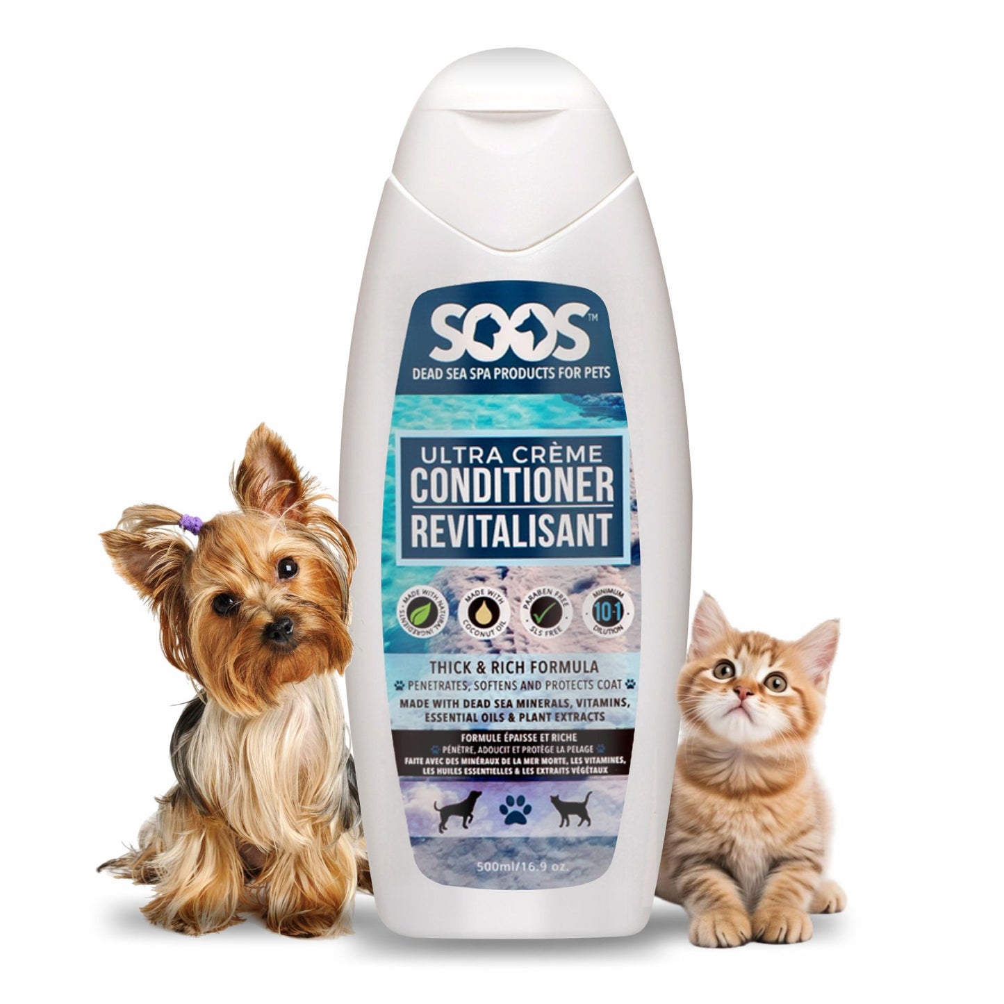 Natural Dead Sea Ultra Crème Pet Conditioner For Dogs & Cats