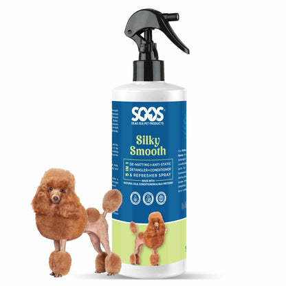 Silky Smooth 5-in-1 Leave-on Conditioning Spray for Dogs and Cats by Soos Pets