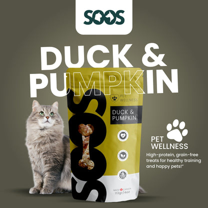 Soos Pets Duck & Pumpkin Wellness Treats