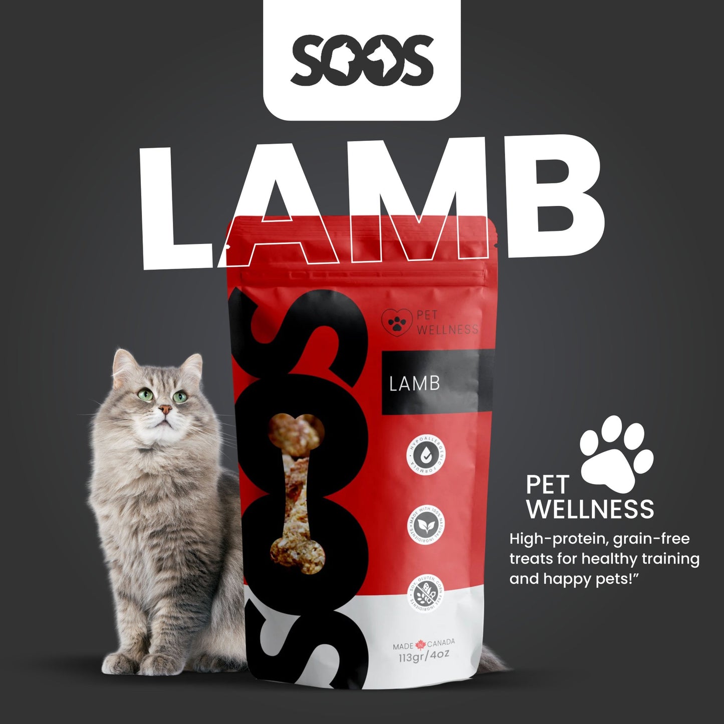 Soos Pets Lamb Wellness Treats