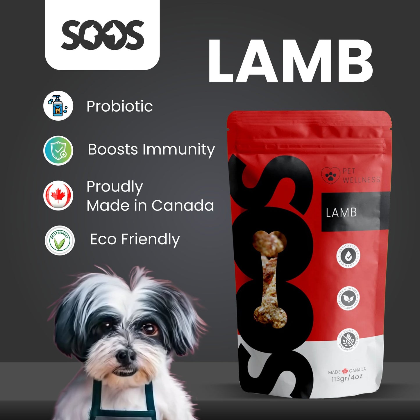 Soos Pets Lamb Wellness Treats