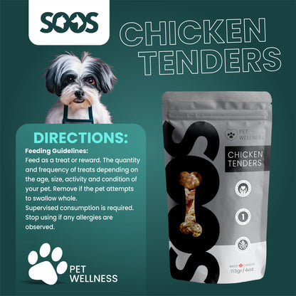 Soos Pets Chicken Tenders Wellness Treats