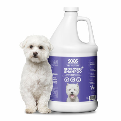 All Natural Ultra White Hypoallergenic Shampoo For Dogs And Cats